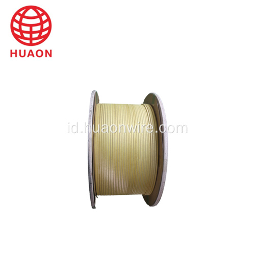 Double Glass-Fiber dan Film Covered Copper Flat Wire